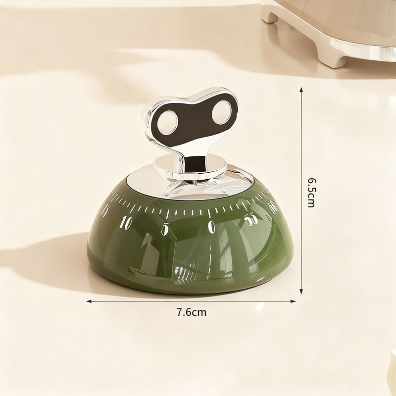 Mechanical kitchen timer with magnetic holder — product view 4
