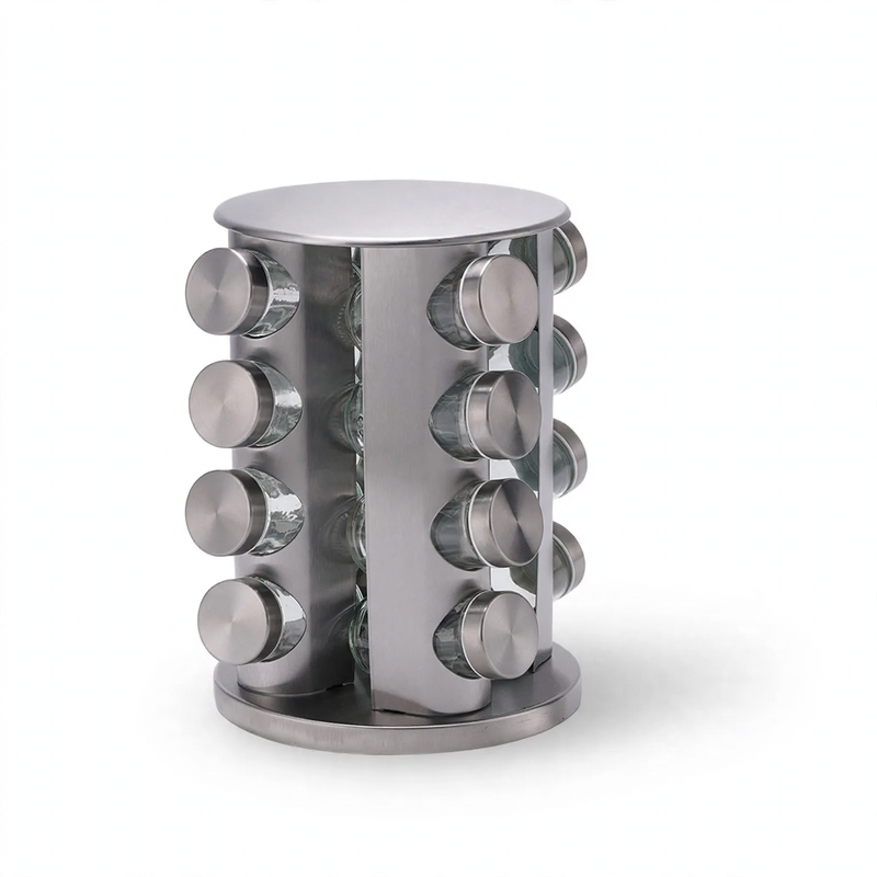 Rotatable coffee capsule organizer made of steel — product view 3