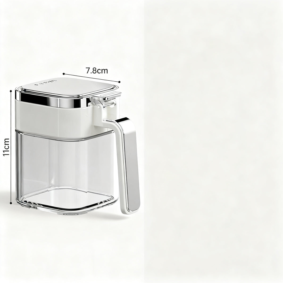 Spice box made of glass with a tight closure — product view 6