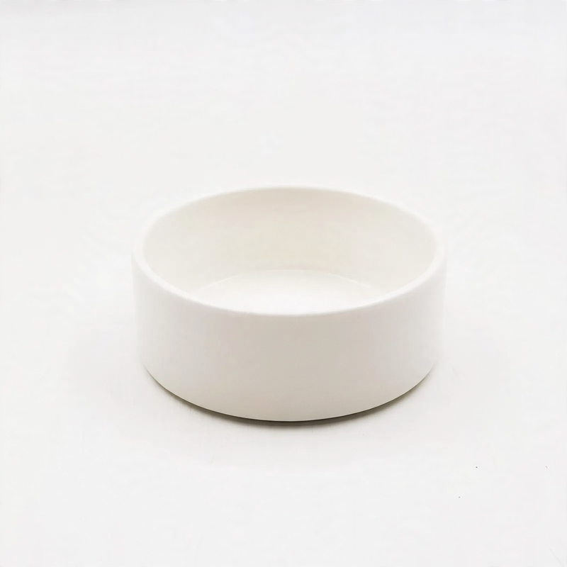 Ceramic soup bowl, round, white — product view 5