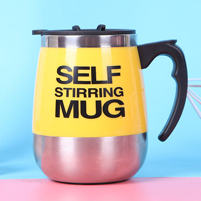 Self-stirring mug, 350 ml, stainless steel — product view 6