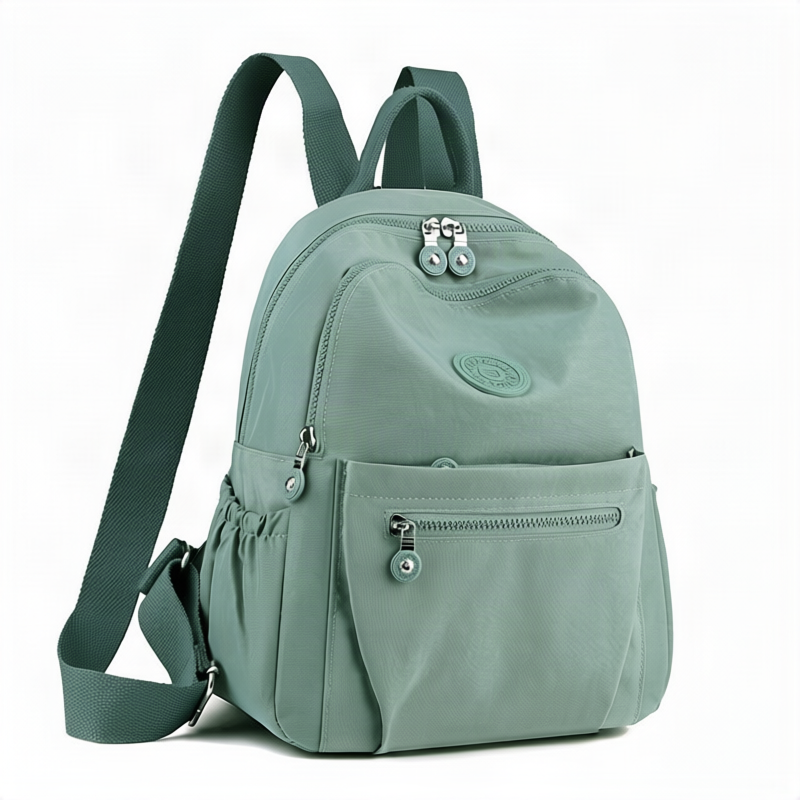 Lightweight nylon backpack with large capacity — product view 1