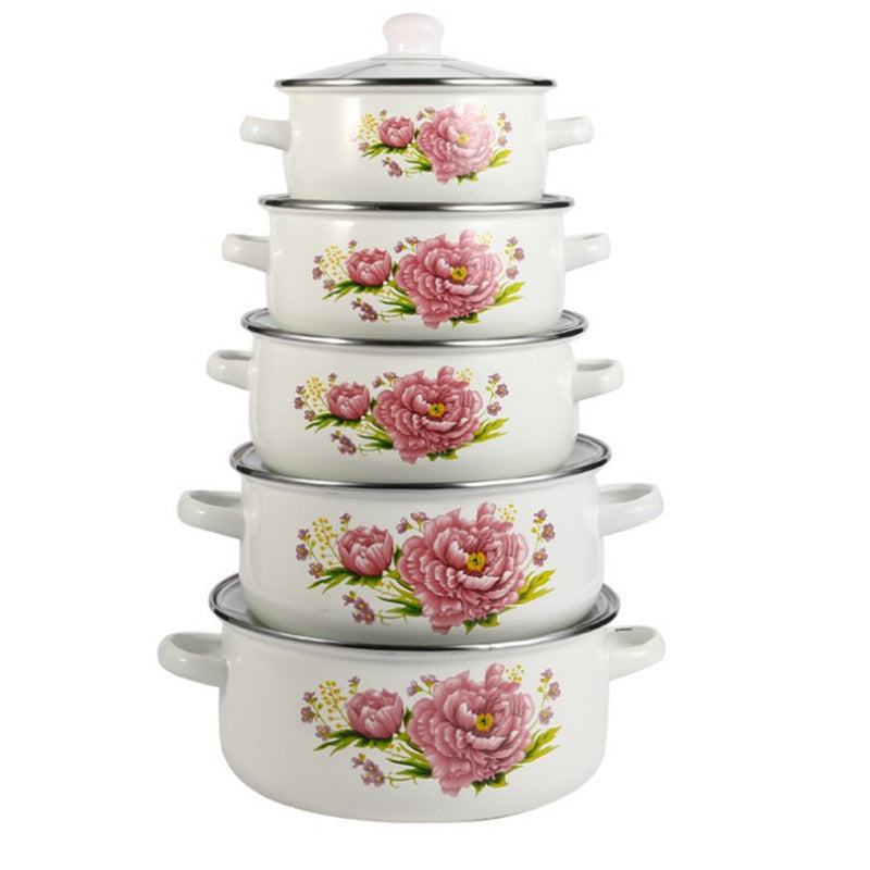Enamelled pot with glass lid, 2.1–3 L — product view 4