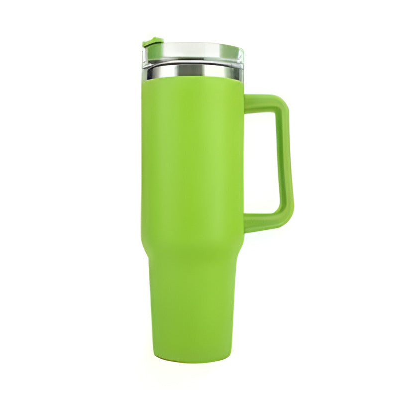 Insulated cup 40oz with straw and handle — product view 6