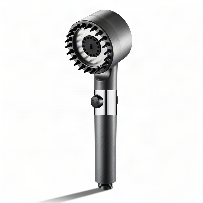 Shower head set with massage function and holder — product view 5