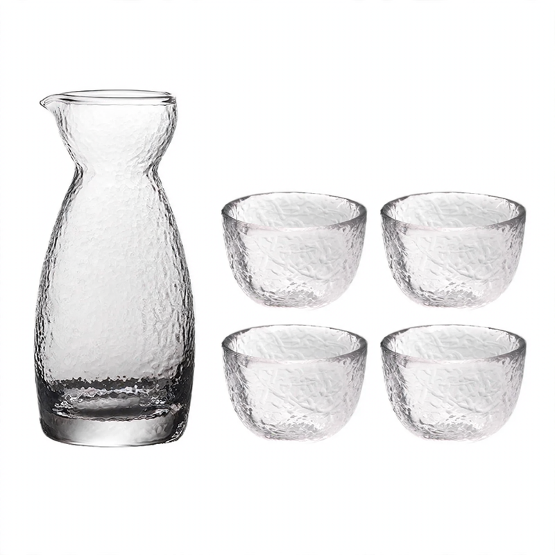 Glass tumblers, approx. 200 ml, with wave pattern — product view 7