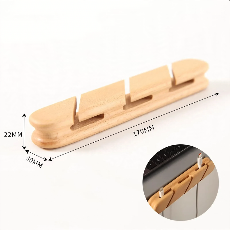 Wooden cable organizer, model K009 — product view 6