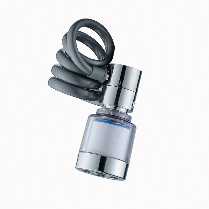 kitchen faucet attachment, extendable, with splash guard — product view 4