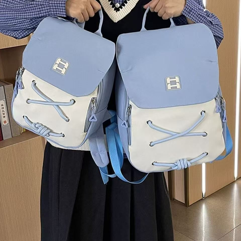 Light backpack for school and everyday, expandable — product view 3