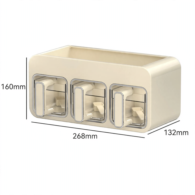 Spice box set for hanging, 2 or 3 compartments — product view 4