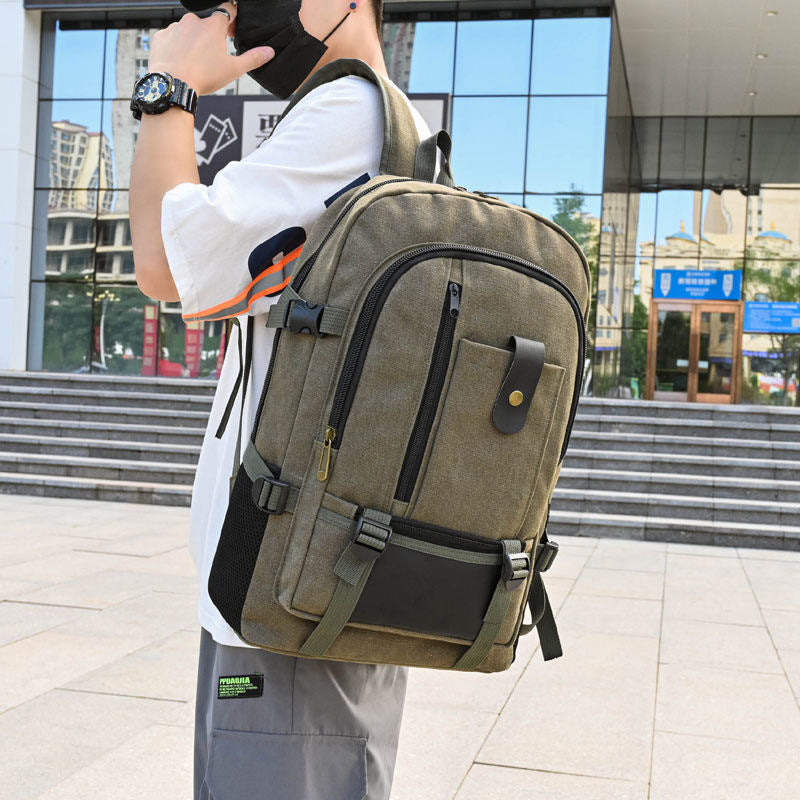 Men's backpack, canvas, 20–35 L, breathable — product view 4