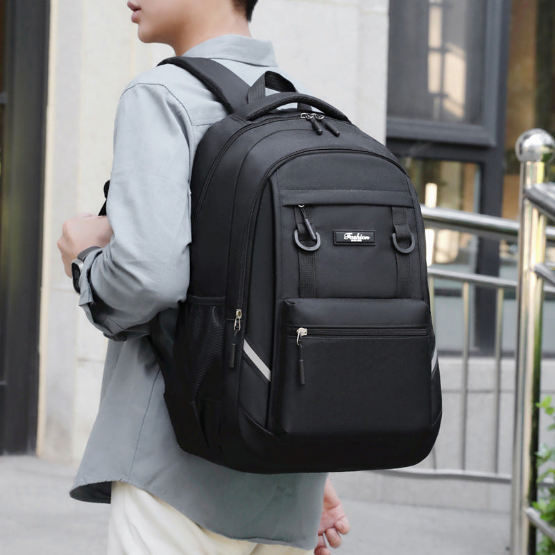 Large backpack made of Oxford fabric, 20–35 L — product view 2