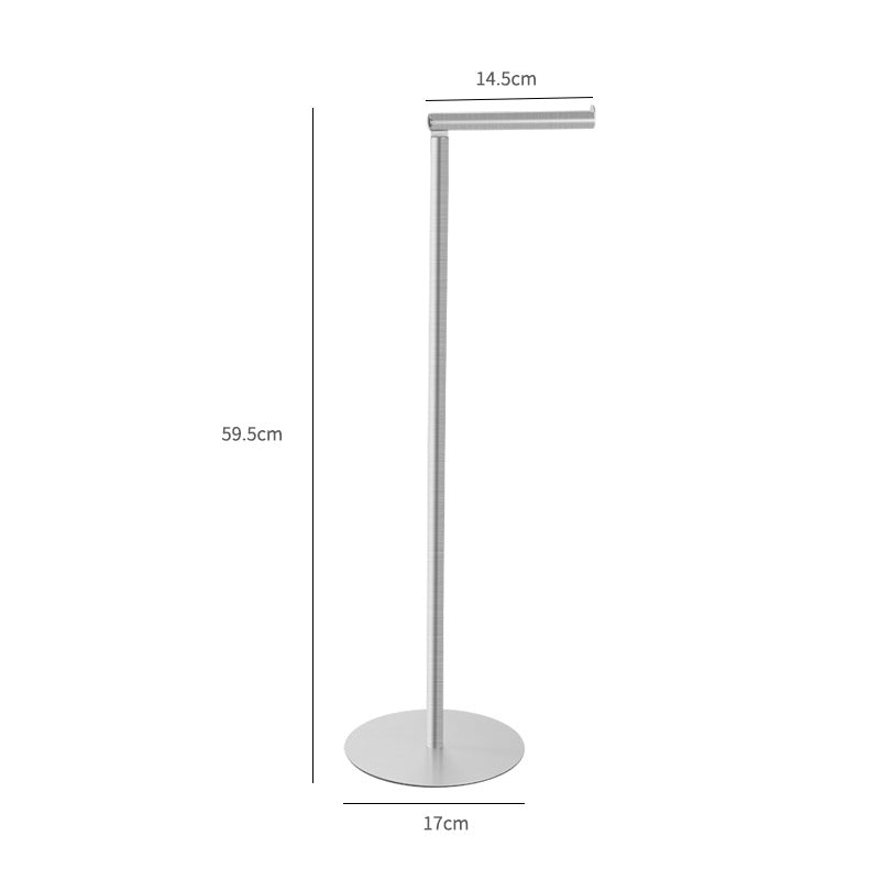 Standing paper roll holder made of stainless steel — product view 5