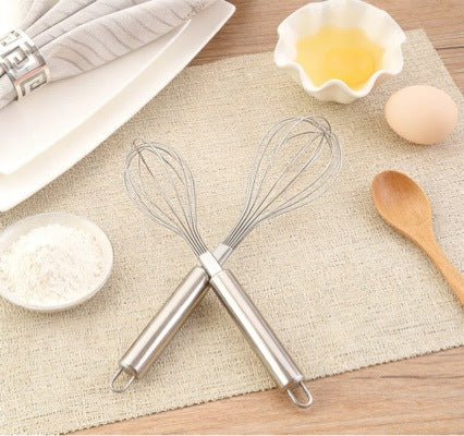 Stainless steel hand whisk — product view 3