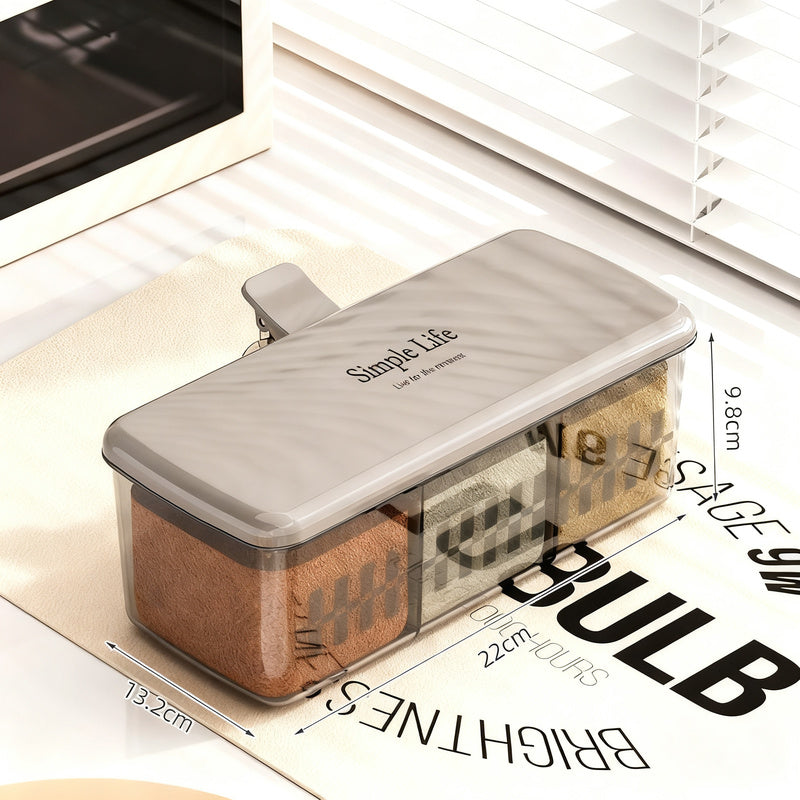 Spice box with multiple compartments — product view 7