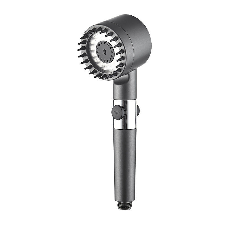Multifunctional shower head with LED and massage function — product view 1