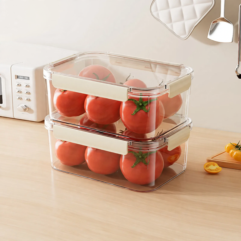 Transparent storage box with a tight lid — product view 6