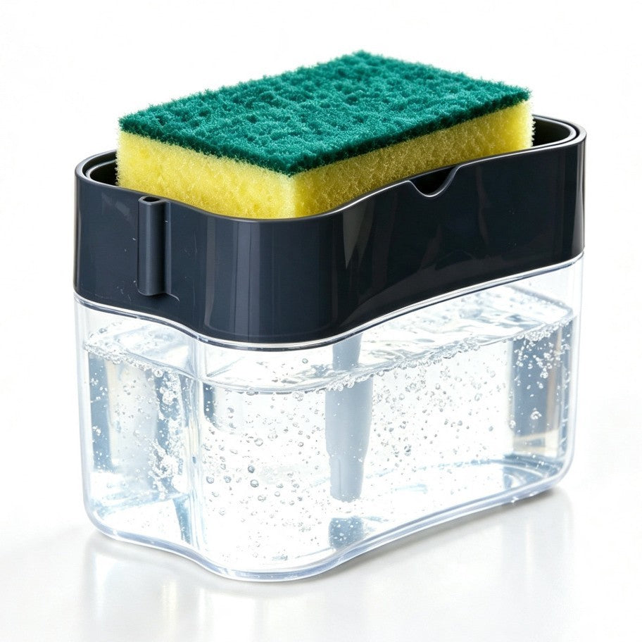 2-in-1 sponge brush holder with soap dispenser — product view 5