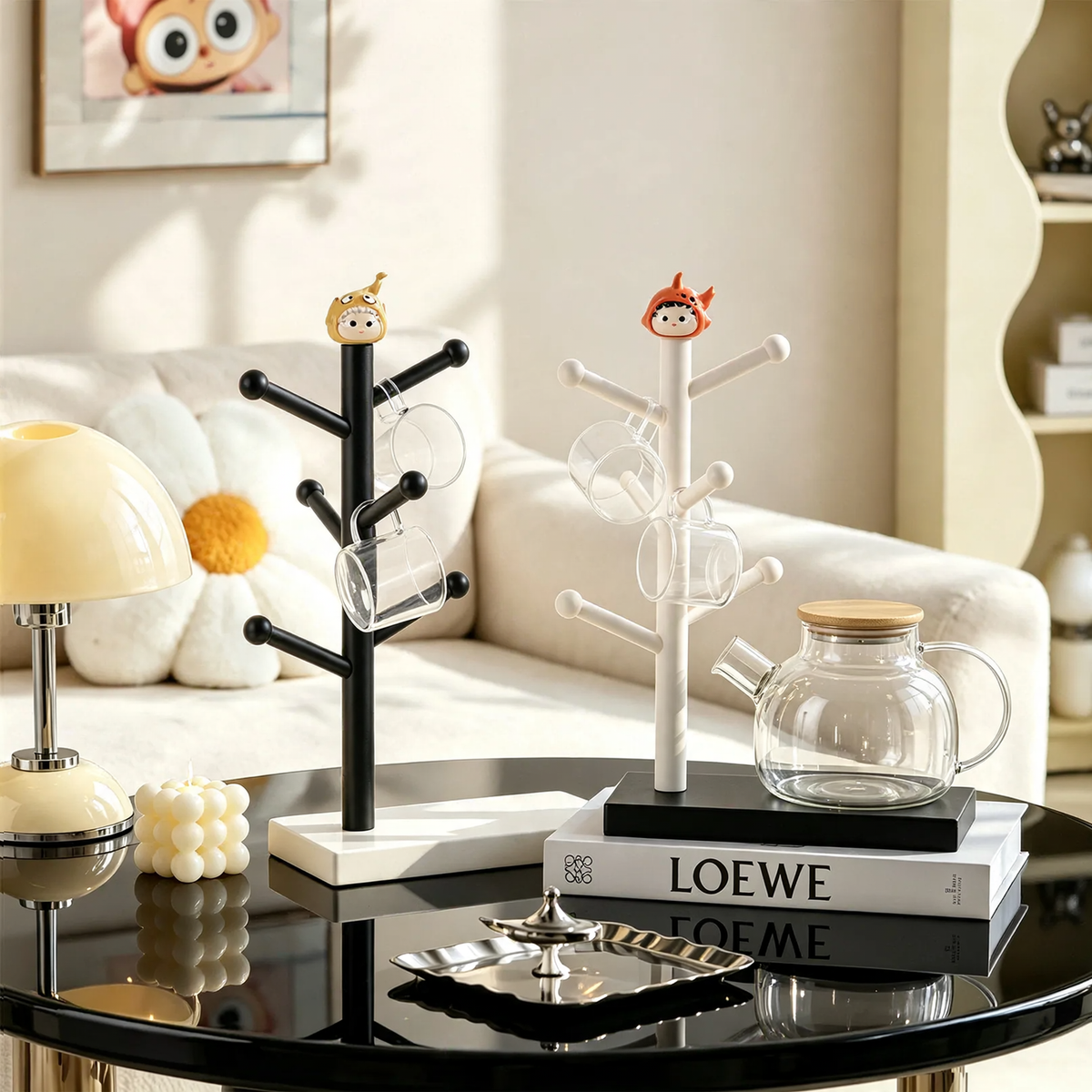 Tree-shaped cup rack made of ABS plastic — product view 1