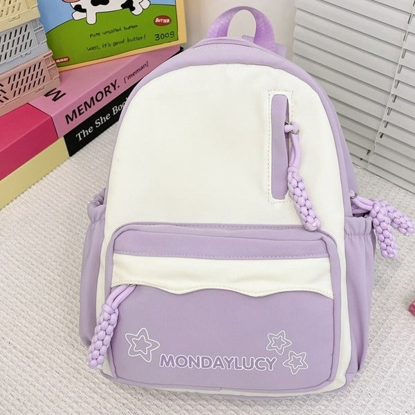 Ladies' backpack made of oxford fabric, cute design — product view 4
