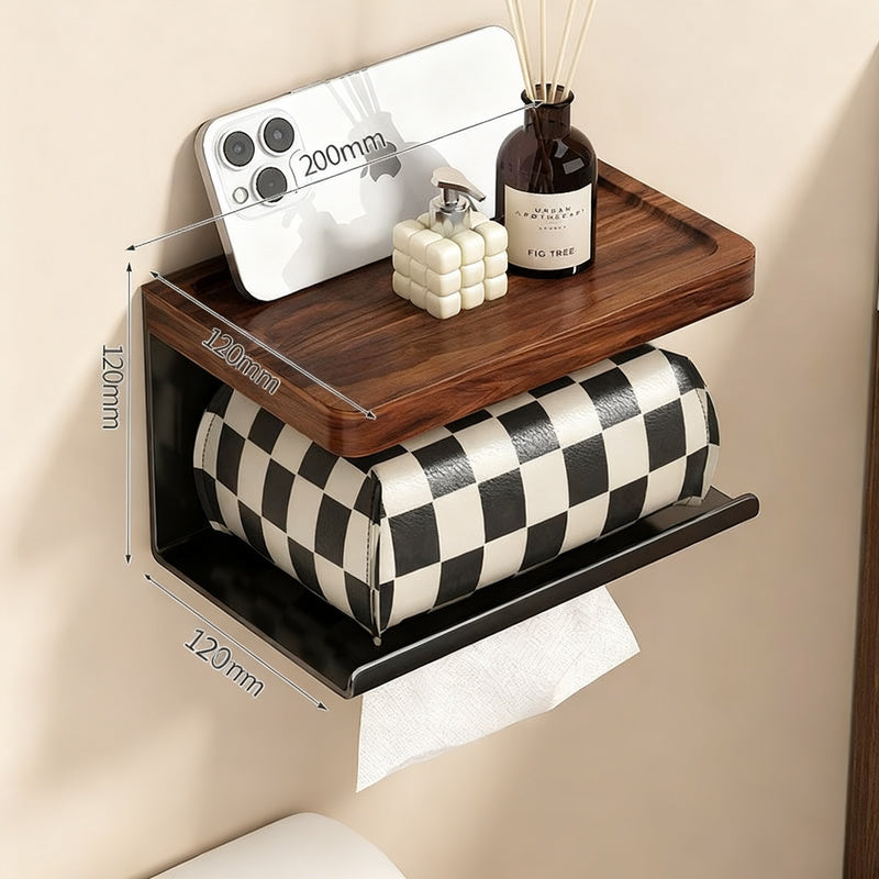 Wall-mounted paper towel holder, stainless steel — product view 5