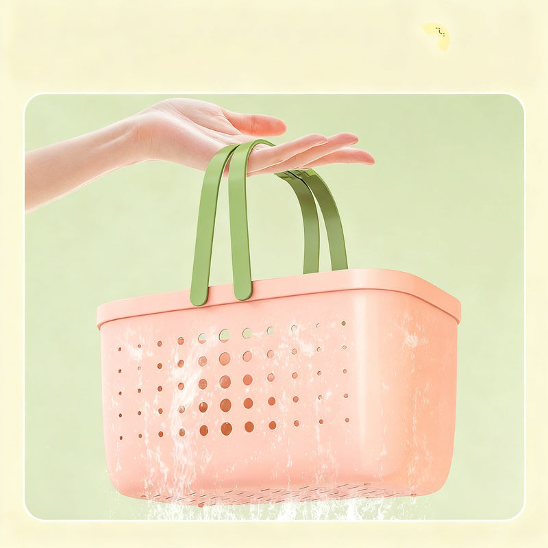 Portable bath basket made of plastic — product view 2