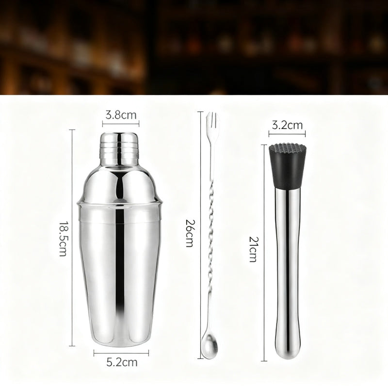 Cocktail Shaker Set with Glass and Accessories — product view 4