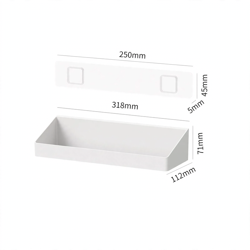 Wall-mounted spice rack without drilling — product view 6