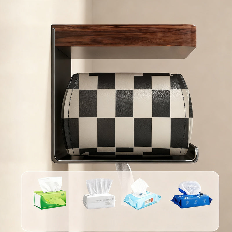 Wall-mounted paper towel holder, stainless steel — product view 3