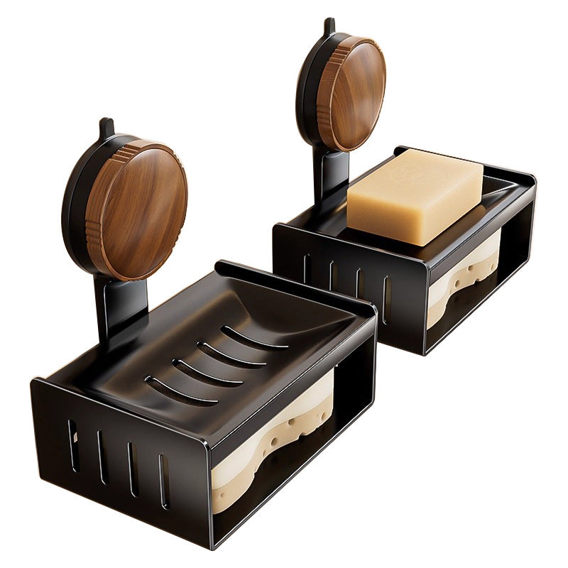 Double-layer soap dish with suction cup — product view 3