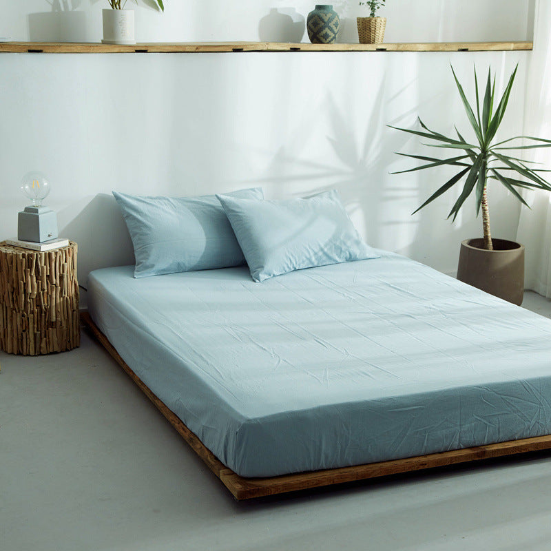 Cotton fitted sheet, 1.8 m bed — product view 7