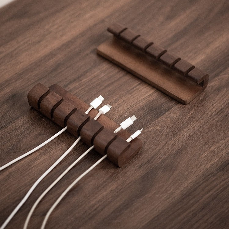 Wooden cable organizer, model K009 — product view 2