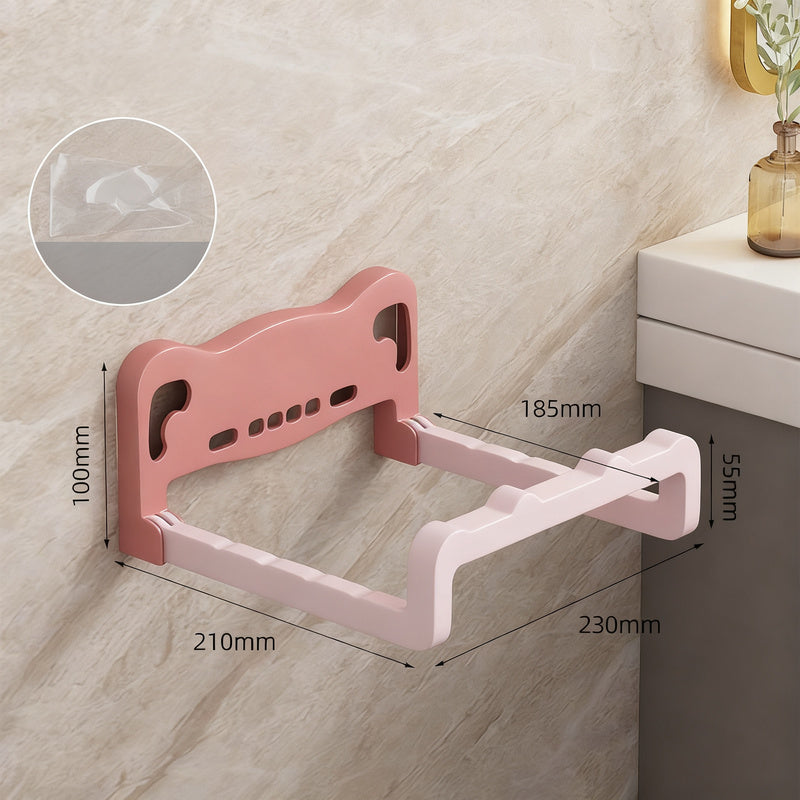 Plastic wall shelf with suction cup, extendable — product view 5