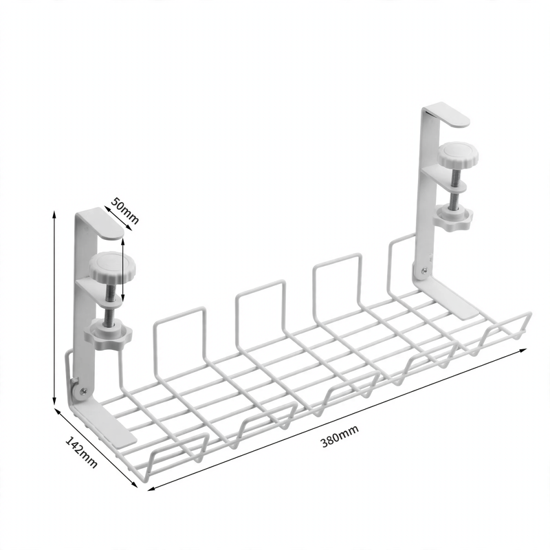 Cable duct for desk, PVC, no assembly — product view 4