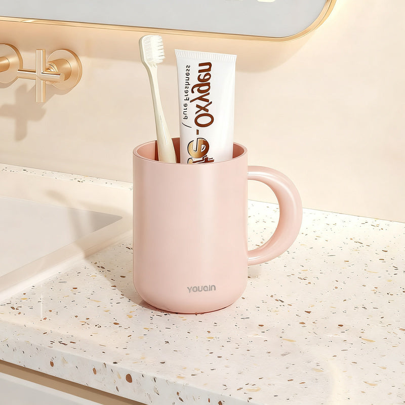Plastic rinse cup, antibacterial, modern design — product view 7