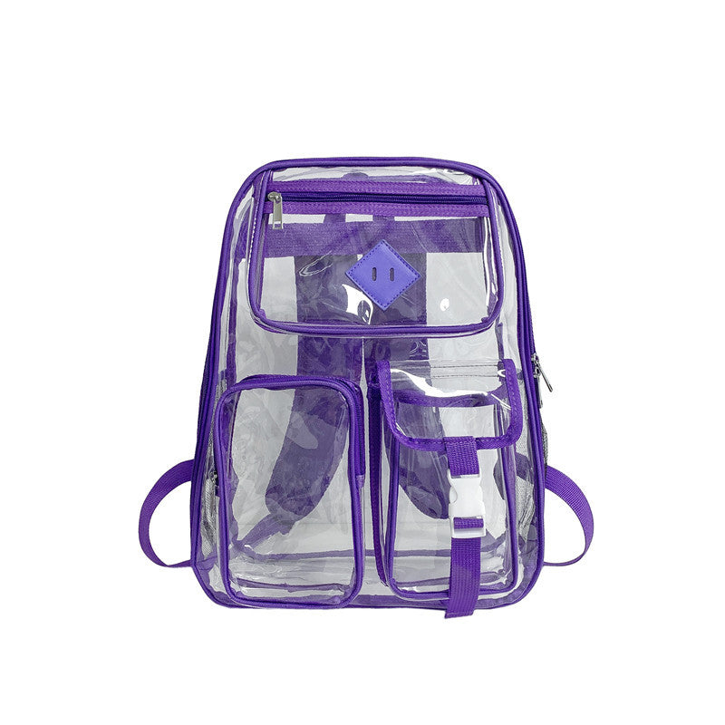 Transparent PVC backpack, waterproof — product view 3