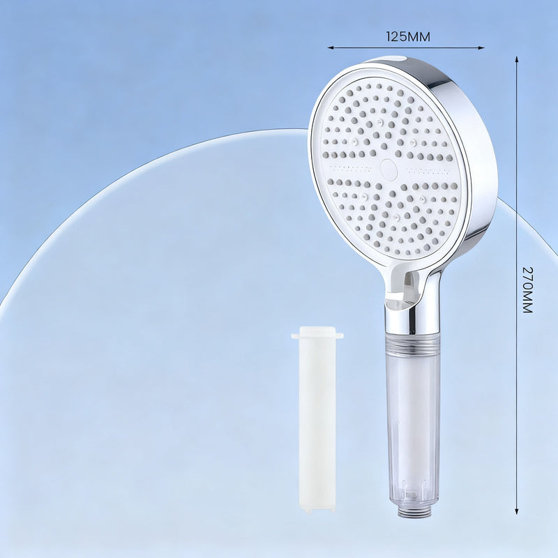 Shower head with filter and massage function — product view 1