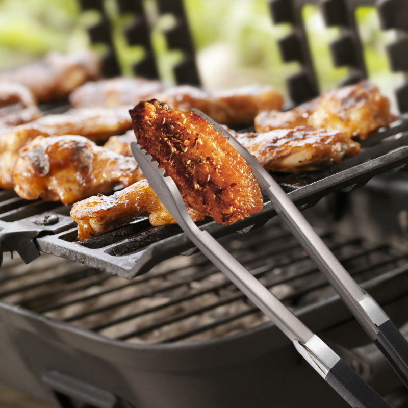 3-piece stainless steel grill tool set — product view 3