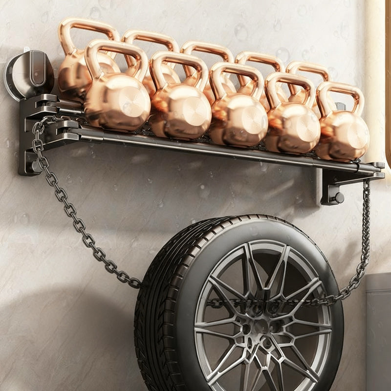 Towel holder with suction cup, extendable — product view 4