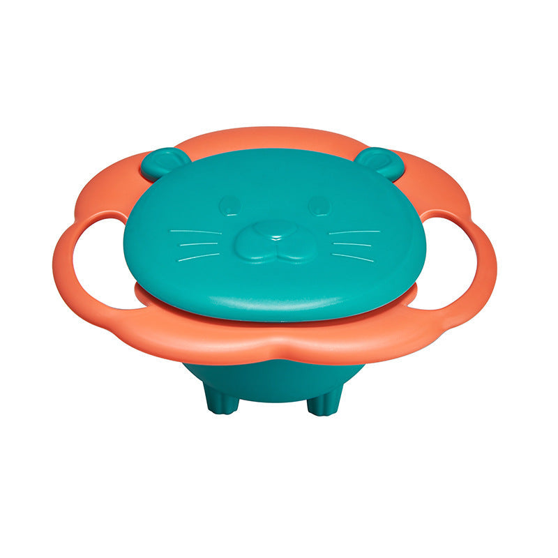 Rotating children's bowl, 19 cm, PP, non-slip — product view 3