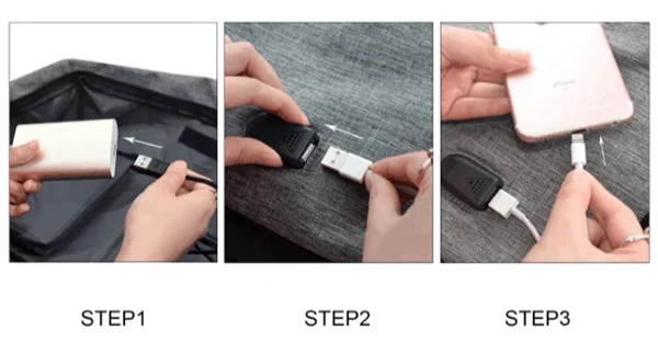 LoungeYard | Anti-Theft Backpack With USB Charging — product view 4