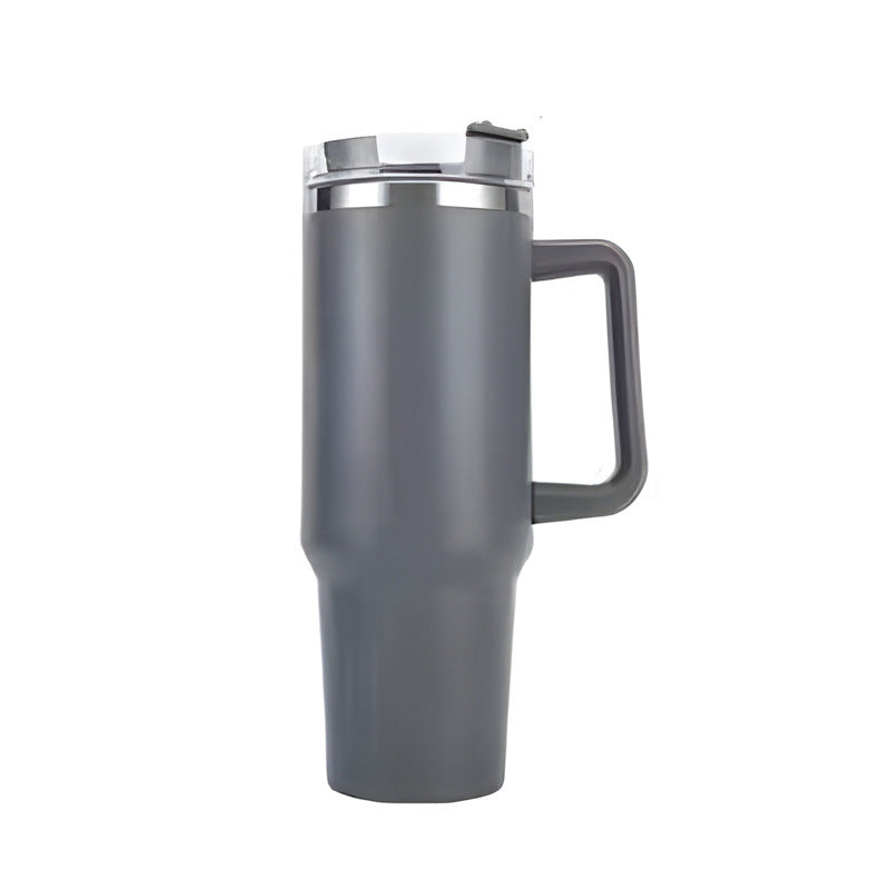 Insulated cup 40oz with straw and handle — product view 7