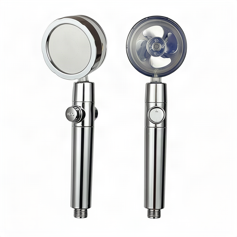 Shower head with pressure balance, ABS, round — product view 6