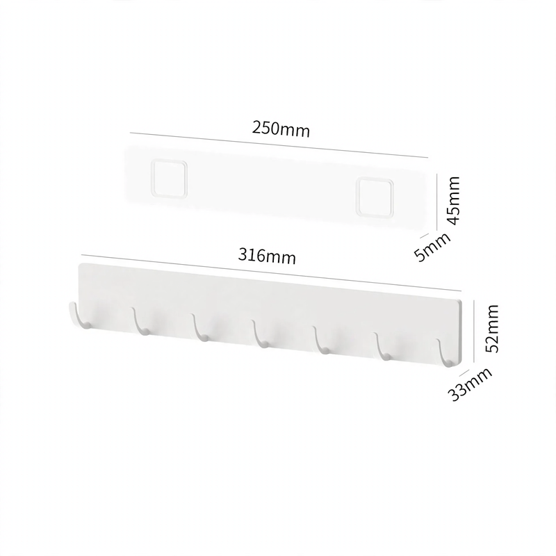 Wall-mounted spice rack without drilling — product view 4