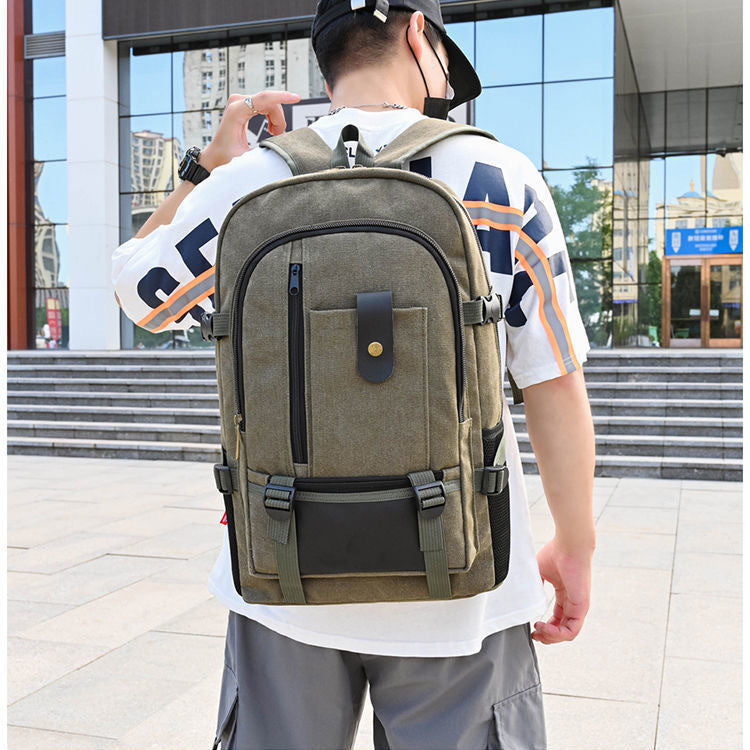 Men's backpack, canvas, 20–35 L, breathable — product view 2