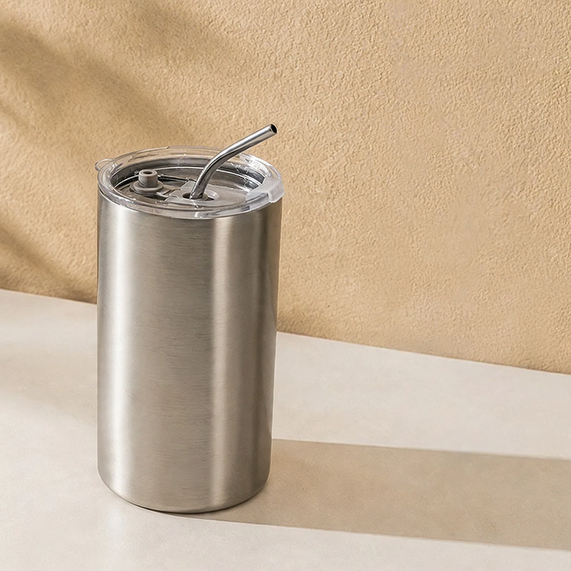 Insulated mug 350–600 ml with double wall and drinking lid — product view 7