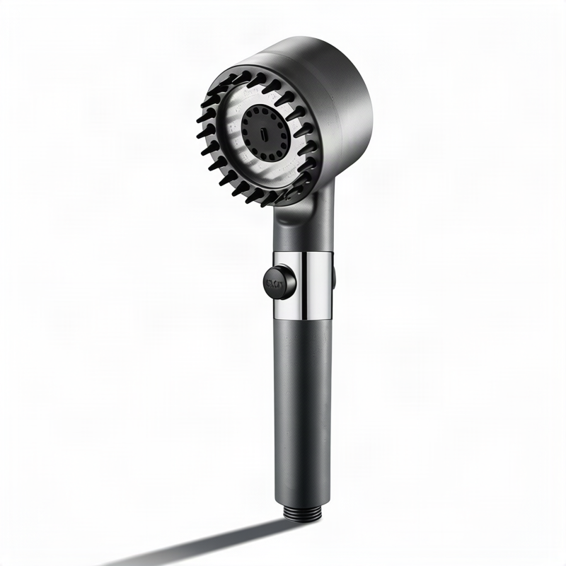 Shower head set with massage function and holder — product view 7