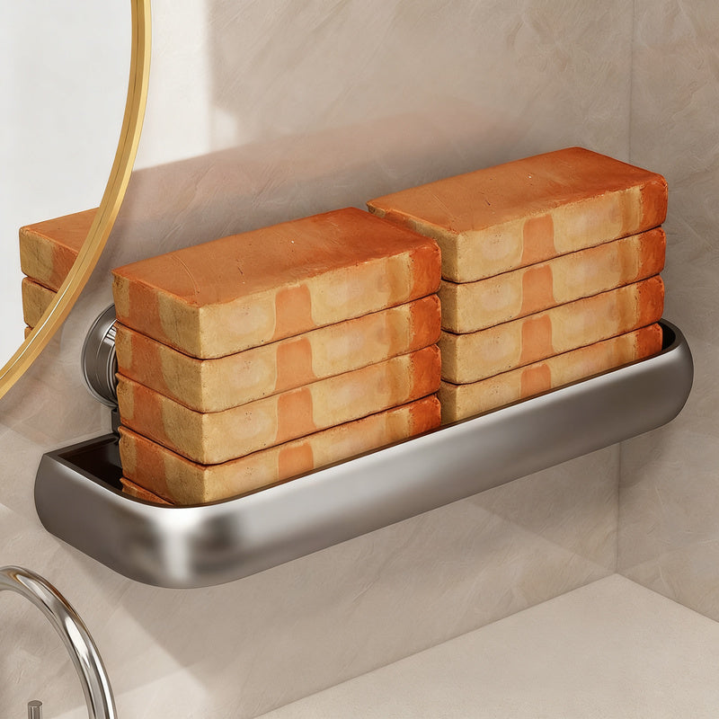 Bathroom shelf with suction cup, height adjustable — product view 3
