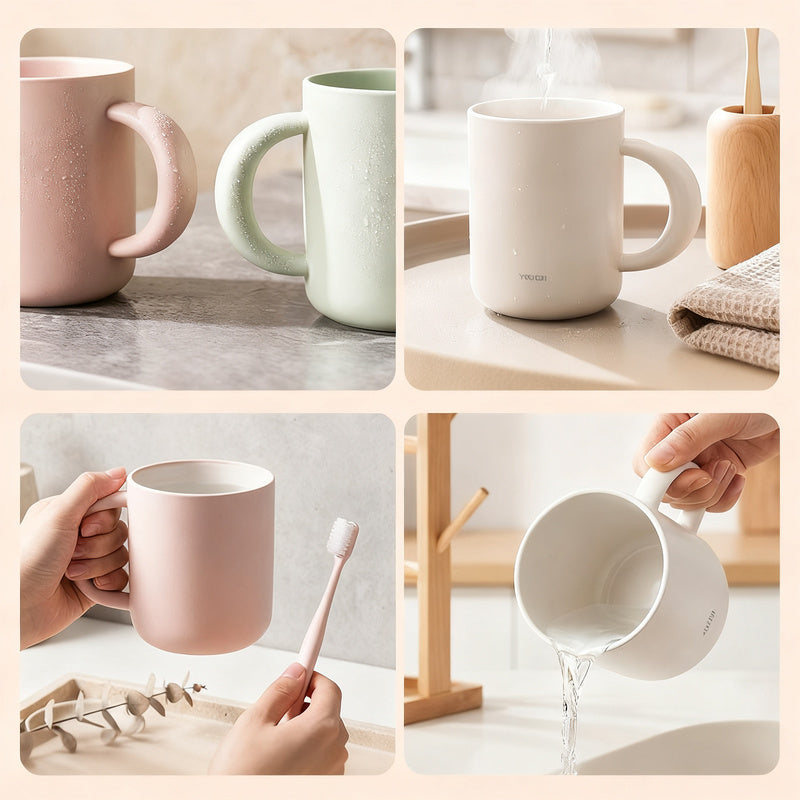 Toothbrush cup made of PP, 201–300 ml — product view 2