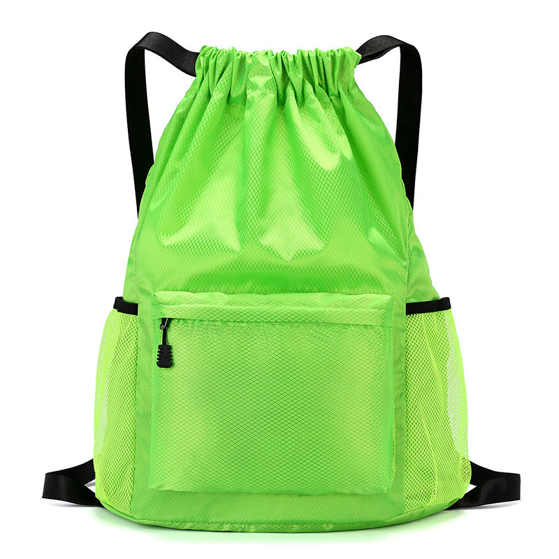 Drawstring backpack, 20–35 L, Polyester — product view 5